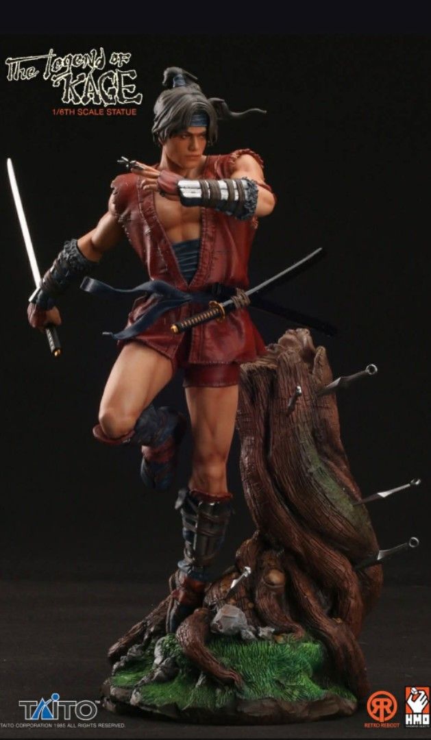 The Legend of Kage statue (Category: Figurines & Statues) located in Dasmarinas. Submitted by volt08 (Listing ID 1436441978, Image 1). Description: HMO Collectibles The Legend of Kage Scale: 1/6 Scale. Height: Approximately 37cm (around 14-14+ inches). Type: Polyresin Statue. Series: HMO Retro Reboot..
