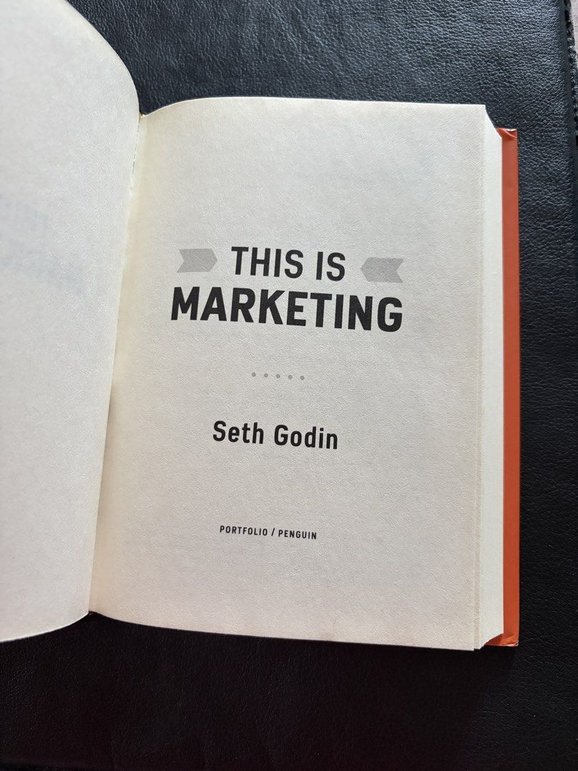 This is Marketing by Seth Godin (Category: Storybooks) located in Manila. Submitted by arahuis (Listing ID 1436291980, Image 3). Description: Please see pics.