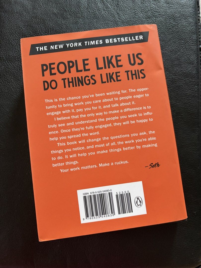 This is Marketing by Seth Godin (Category: Storybooks) located in Manila. Submitted by arahuis (Listing ID 1436291980, Image 2). Description: Please see pics.