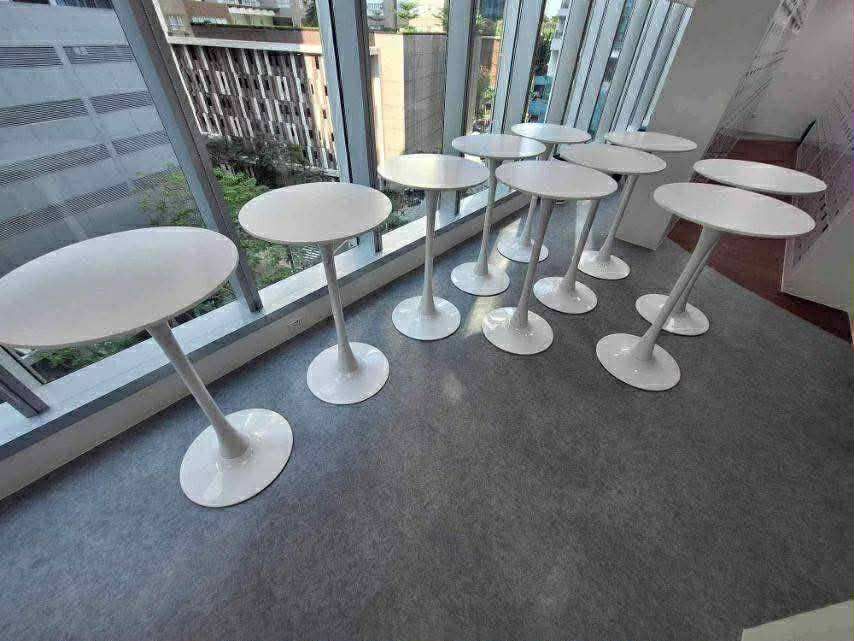 Tolix high chairs and cocktail table 4800 (Category: Tables & Sets) located in Manila. Submitted by jhon_carlo05 (Listing ID 1436322190, Image 3). Description: - High bar table available in black or white - Table size: 60x60cm, 107cm height - Matching black and white bar chairs also available - Perfect for balconies and small spaces - Great for entertaining or casual dining.