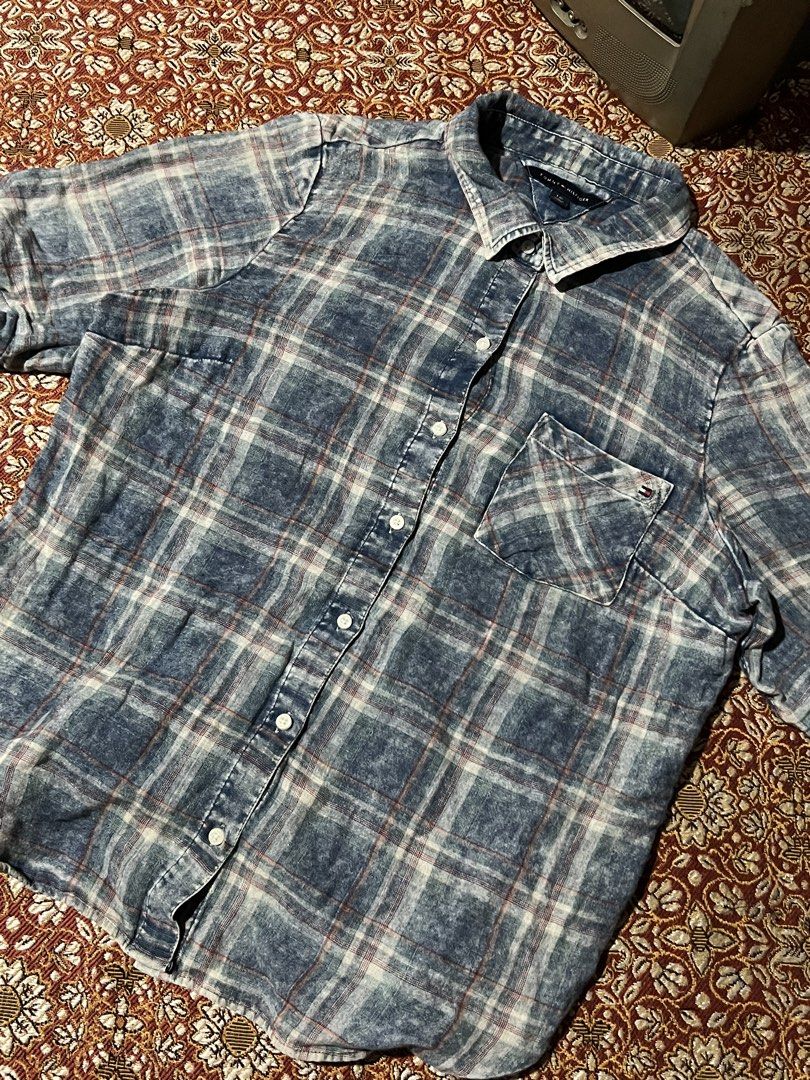 Tommy Hilfiger Plaid Shirt (Category: Tshirts & Polo Shirts ) located in San Pedro. Submitted by drip_from_thrift (Listing ID 1436389371, Image 2). Description: Brand: Tommy Hilfiger (17) Color Rate: 8.5 Conditions: 8.5 Dimes: 22 by 26 Size on Tag: Issue: .
