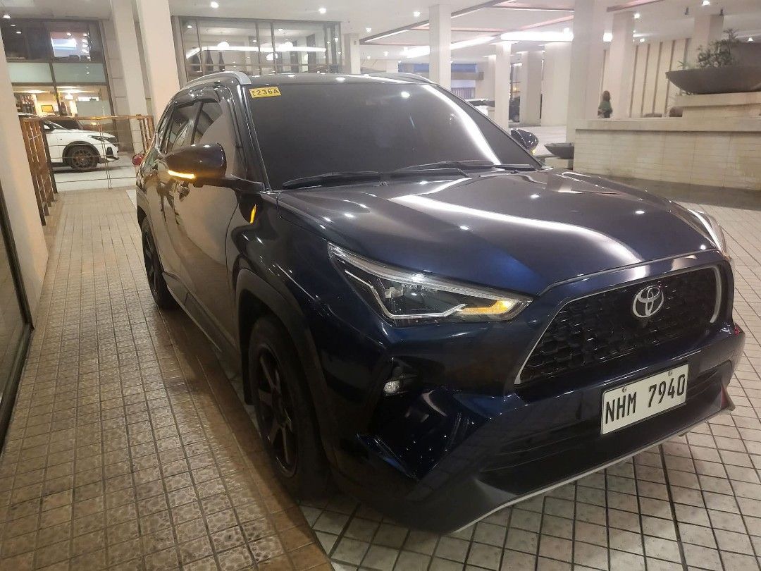 Toyota Yaris Cross V Auto (Category: Used Cars) located in Pasig City. Submitted by lonski1181 (Listing ID 1436412824, Image 2). Description: For sale 2024 Toyota Yaris Cross Like new 24tkms No issues 18' Volk Racing Mags Thick tires 890k negotiable Antipolo loc / Rockwell joya by sched Financing ok.