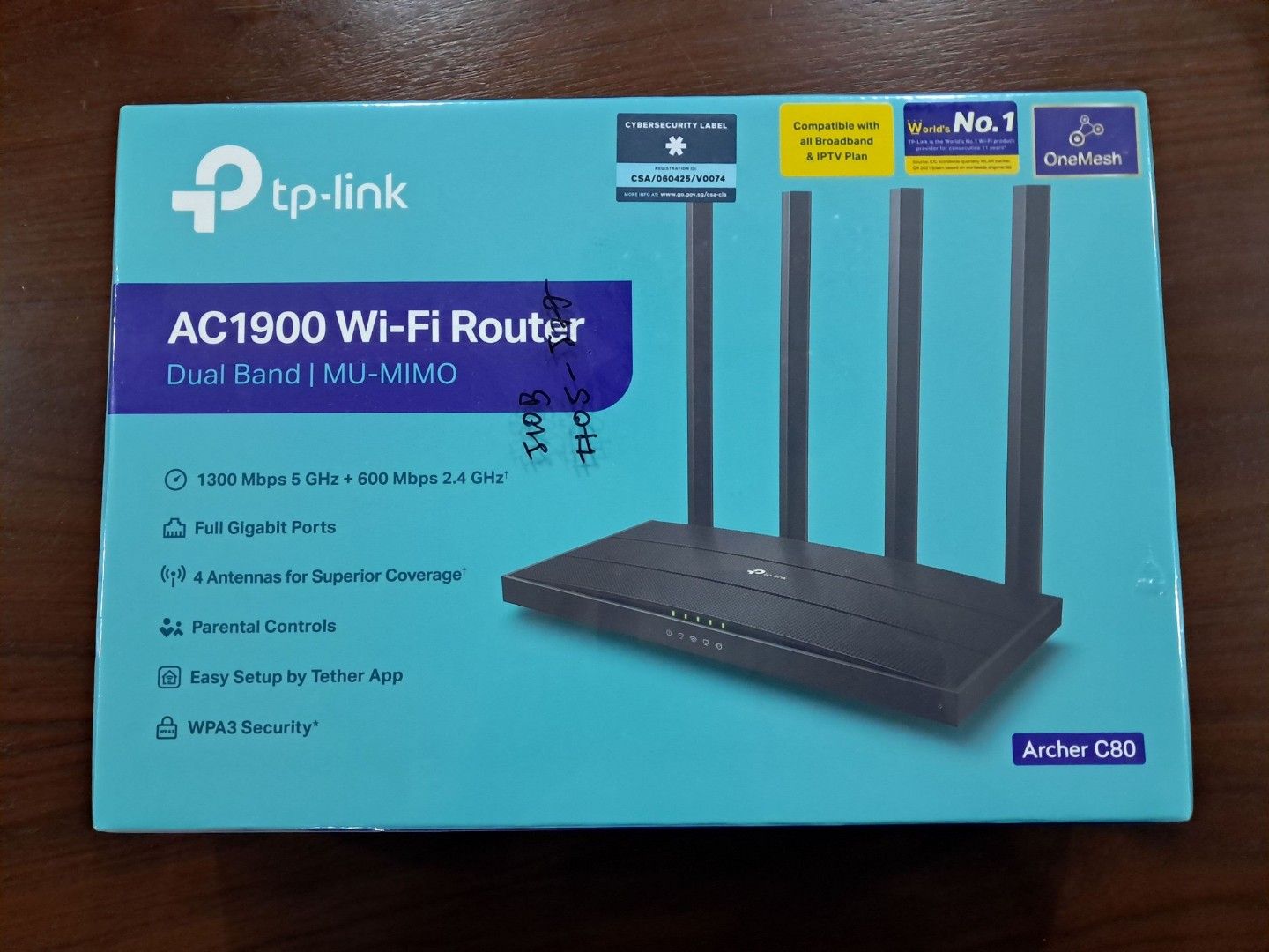 TP-Link AC1900 Archer C80 Wi-Fi Router