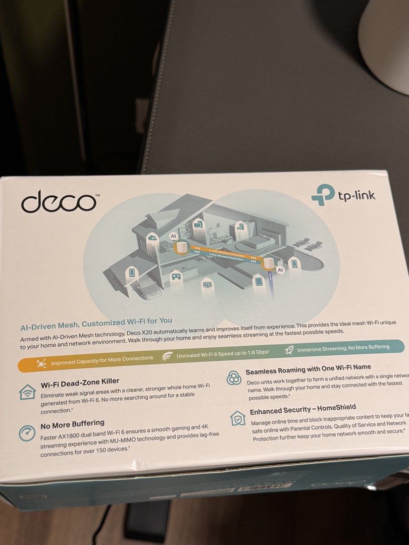 TP-Link Deco AX1800 Whole Home Mesh Wi-Fi 6 System