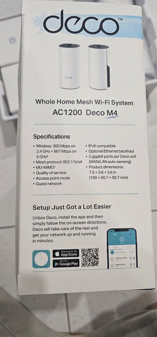 TP-Link Deco M4 Whole Home Mesh Wi-Fi System446560970307031045