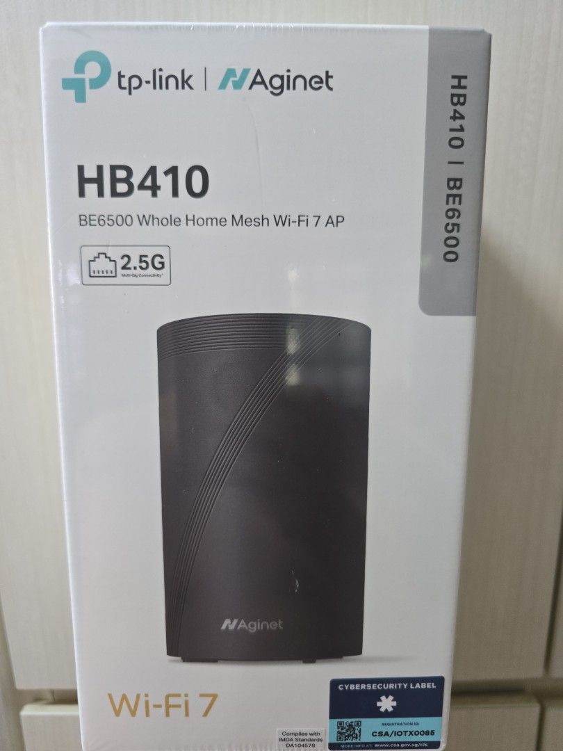 TP-Link HB410 BE6500 Whole Home Mesh Wi-Fi 7 AP