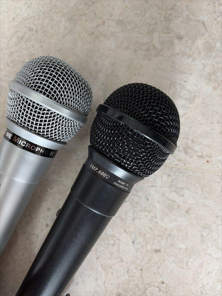 Two wired microphones446668701508587524
