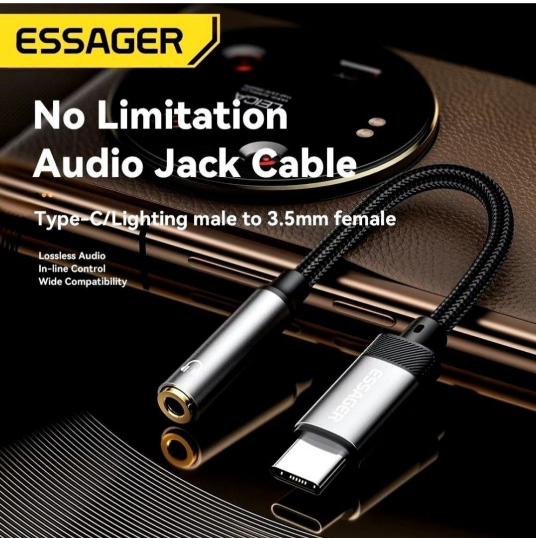 Type-C to 3.5mm Audio Adapter446554774942535683