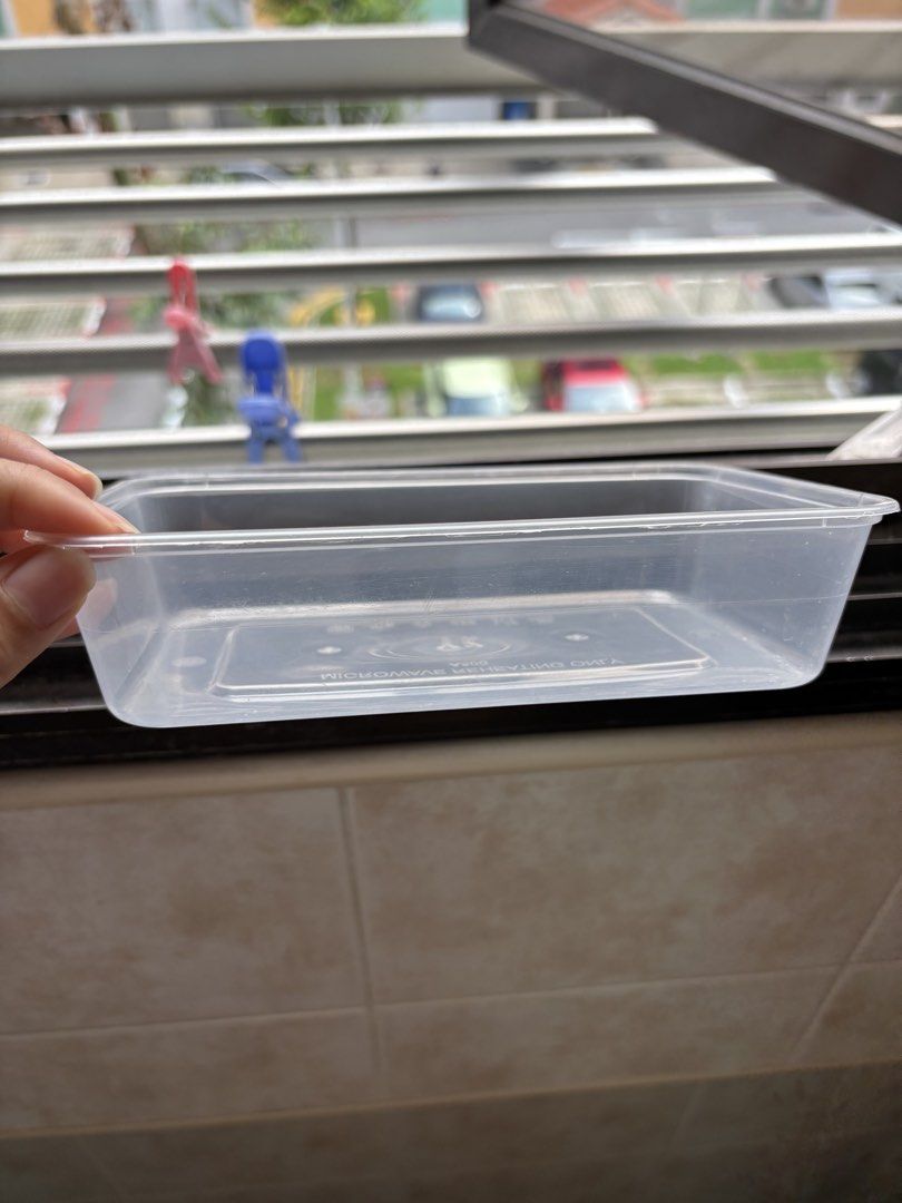 Used Rectangular Microwave Containers with Lids446989273987164160