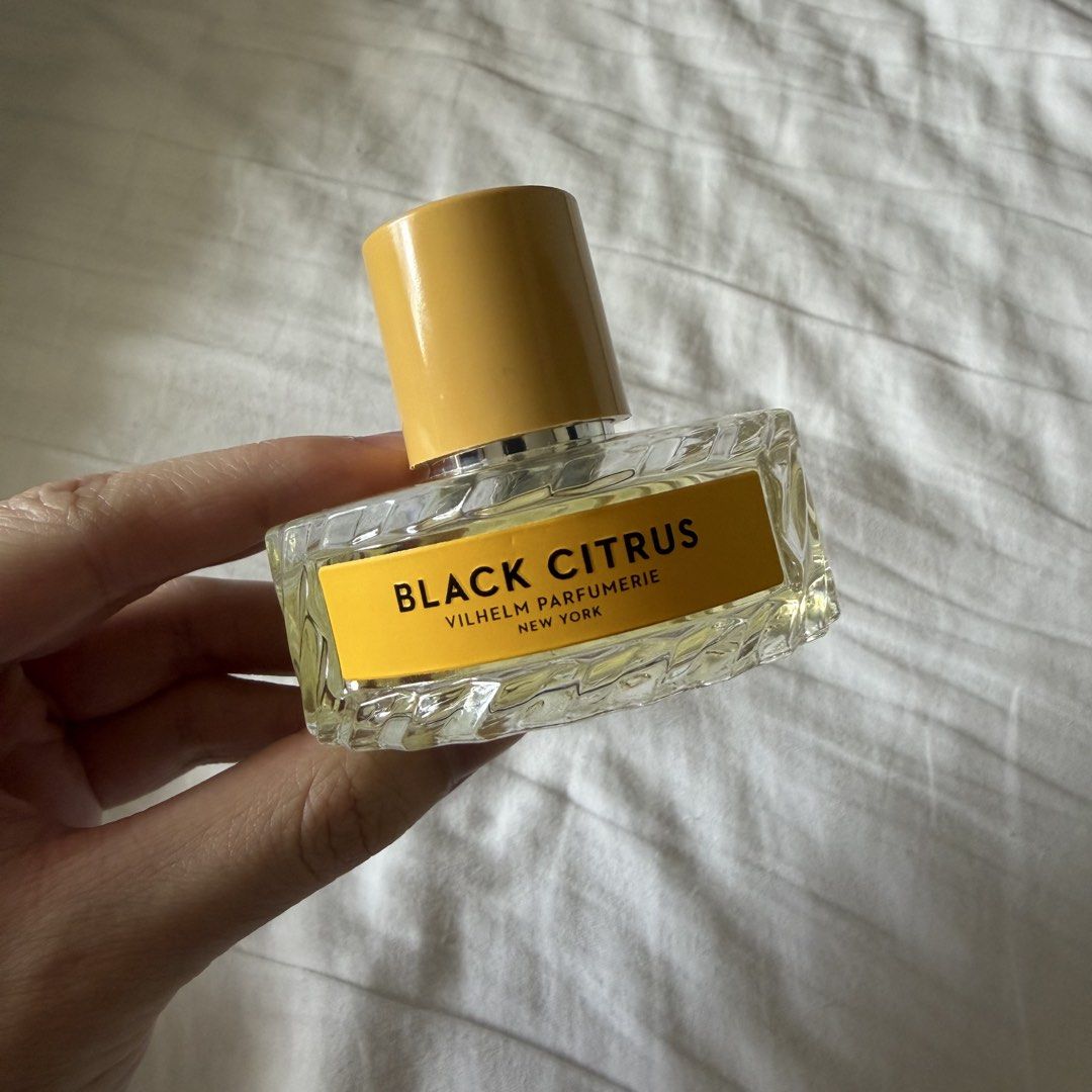 Vilhelm Parfumerie Black Citrus 50mL (Category: Fragrance & Deodorants) located in Quezon City. Submitted by usetheoxfordcomma (Listing ID 1436298217, Image 1). Description: More than half left, around 30mL or so Lost the box There’s a tiny ding on the glass; see last photo.