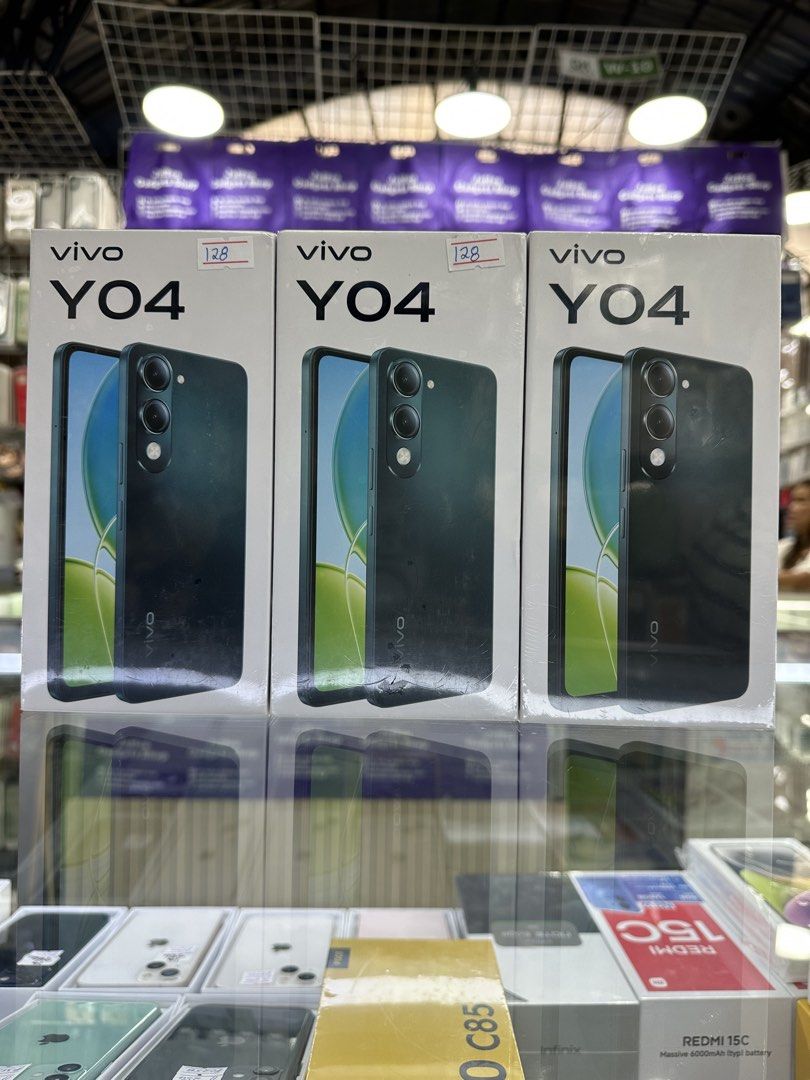 VIVO Y04 4/128GB (Category: Vivo) located in Manila. Submitted by alinortaut09995 (Listing ID 1436352881, Image 1). Description: 📱 VIVO Y04 (4GB/128GB) – BRANDNEW SEALED 📱 ✅ Brandnew & sealed ✅ Openline (NTC Variant) ✅ 1 Year Warranty sa Vivo Service Center ✅ Complete & original 💰 Selling Price: ₱6500 🔄 Open for swap Pwede sa lower unit + cash (depende sa unit) 📍 May physical store kami: Greenhills Mall, 2nd Floor 📌 Stall: W-6 📩 PM lang sa