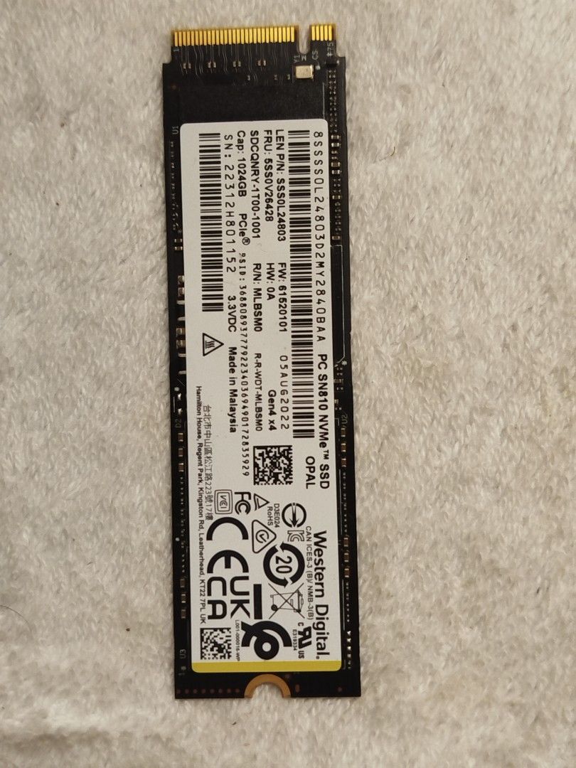 Western Digital PC SN530 NVMe 1Tb SSD446684539084482561