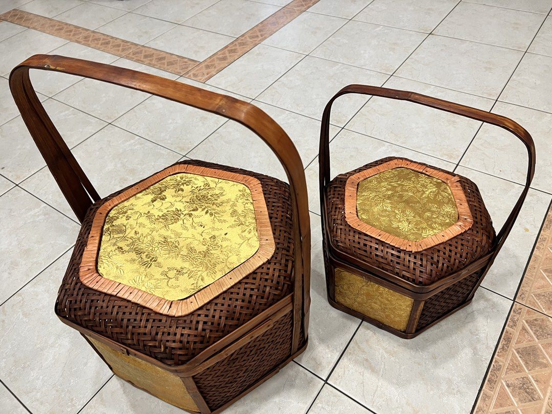 Woven Baskets with Handle