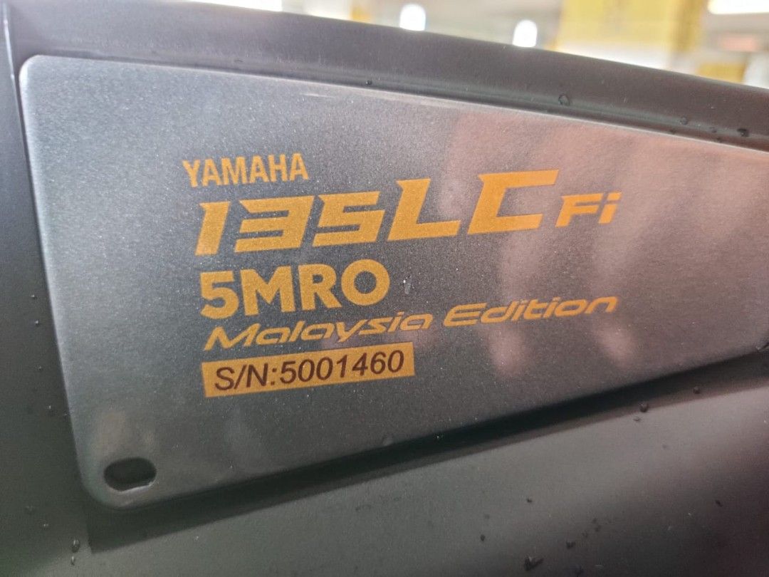 Yamaha 135LC Fi 5MRO Malaysia Edition, Motorbikes on Carousell
