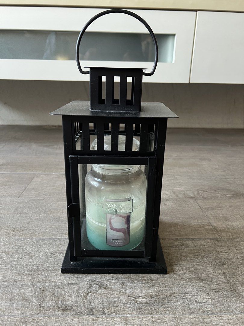 Yankee Candle Lantern with Candle