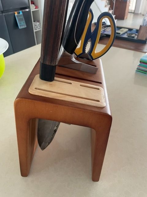 YIMUXUAN Wooden Knife Block - available in Katong