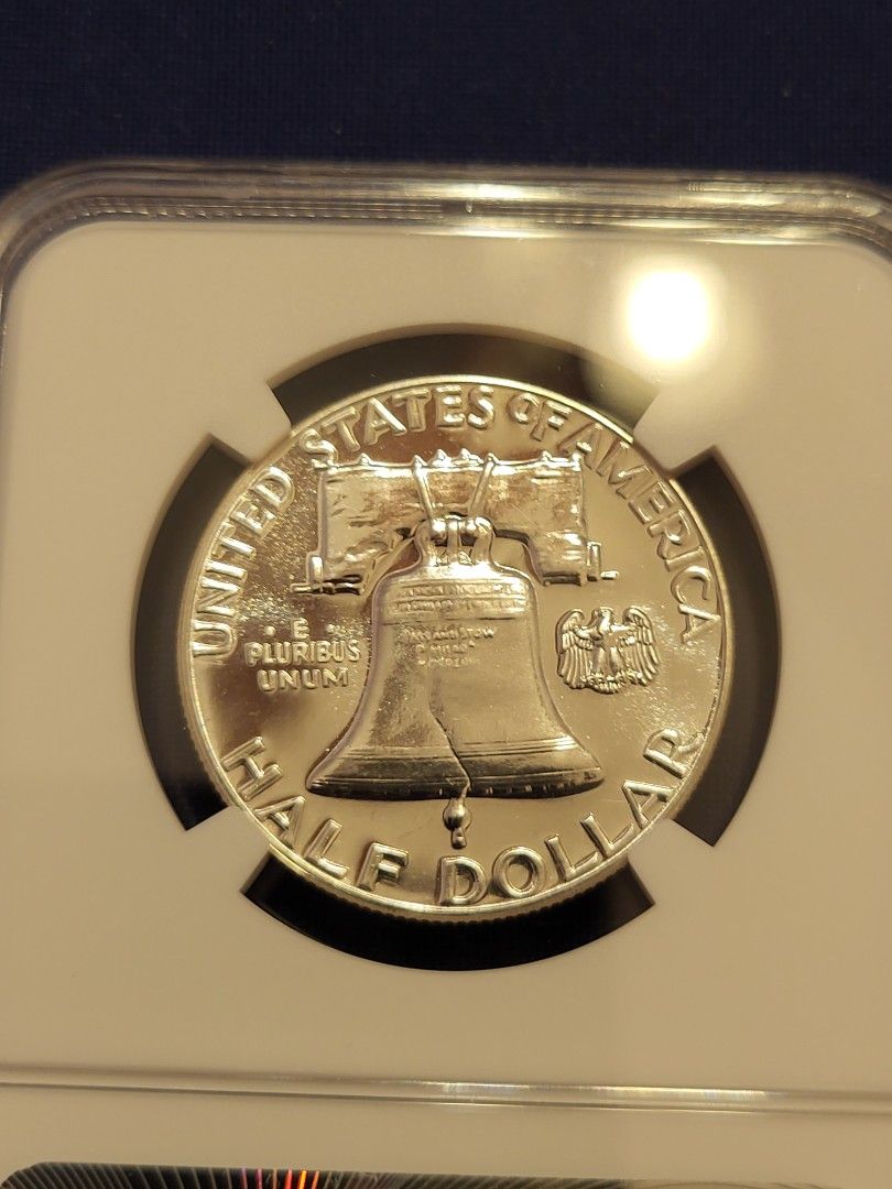 1962 Franklin Silver Half Dollar PF67 Price reduced. (Category: Currency) located in Caloocan City. Submitted by swiftfish.d72520 (Listing ID 1436627709, Image 2). Description: - 1962 Franklin SilverHalf Dollar coin in Proof 67. high grade. 90% Silver. NGC Certified. I have 61-62-63 of the same grade if interested. Mailing is not available for this item. Pick up only. Cash only will meet. Contact #09681109587. good luck ".