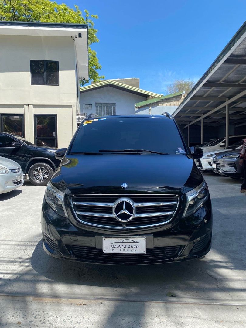 2017 Mercedes-Benz V-Class V220d (Category: Used Cars) located in Pasig City. Submitted by mad_cars (Listing ID 1436520800, Image 2). Description: 2017 MERCEDES BENZ V-CLASS V220D AUTOMATIC TRANSMISSION ₱1,318,000 Obsidian black 1 ending plate 67tkms mileage Diesel engine Automatic Transmission Cold aircon Ready to long drive As-is-where is! By the way, my name is SIR DAVID. Please look for me when you are here. I'll be the one to assist you po :