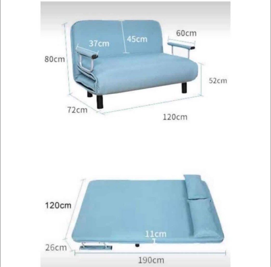 3 in 1 Double Reclining Sofa Bed/ Chair (Category: Bed Frames & Mattresses) located in Manila. Submitted by carlmark06 (Listing ID 1436526978, Image 1). Description: 3 in 1 Double Reclining Sofa Bed/ Chair ₱3,850 before now ₱3,000 Size: 60x190cm ₱4,850before !now ₱3,500Size:80x190cm ₱6,850 before now ₱4,500 Size:120x190cm color: grey , blue, khaki, green Reclining Sofa Chair 3 in 1 Sofa Bed Chair Comfortable Cushion Elegant and Comfortable for Ho