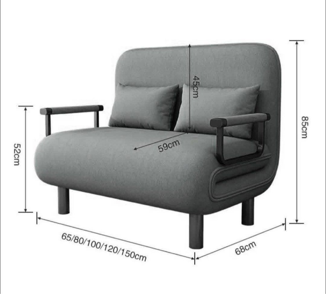 3 in 1 Double Reclining Sofa Bed/ Chair (Category: Bed Frames & Mattresses) located in Manila. Submitted by carlmark06 (Listing ID 1436526978, Image 3). Description: 3 in 1 Double Reclining Sofa Bed/ Chair ₱3,850 before now ₱3,000 Size: 60x190cm ₱4,850before !now ₱3,500Size:80x190cm ₱6,850 before now ₱4,500 Size:120x190cm color: grey , blue, khaki, green Reclining Sofa Chair 3 in 1 Sofa Bed Chair Comfortable Cushion Elegant and Comfortable for Ho