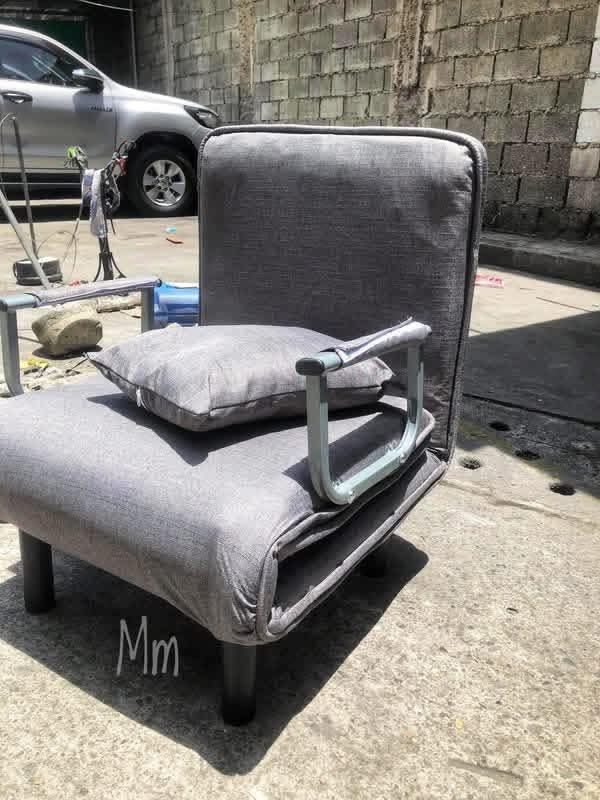 3 in 1 reclining chair (Category: Sofas) located in Manila. Submitted by saguittarian06 (Listing ID 1436471534, Image 1). Description: 3 in 1 Double Reclining Sofa Bed/ Chair ₱3,850 before now ₱3,000 Size: 60x190cm ₱4,850before !now ₱3,500Size:80x190cm ₱6,850 before now ₱4,500 Size:120x190cm color: grey , blue, khaki, green Reclining Sofa Chair 3 in 1 Sofa Bed Chair Comfortable Cushion Elegant and Comfortable for Home posted color available Home 