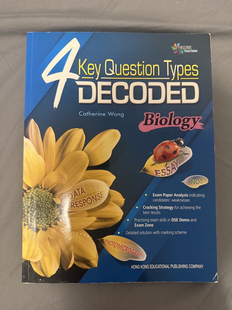 4 key question types decoded Biology, 興趣及遊戲, 書本 & 文具, 補充練習 - Carousell