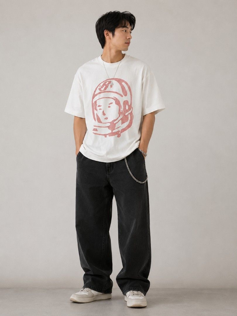 A-034 Billionaires Boy Club Tee authentic (Category: Activewear) located in Manila. Submitted by sakamotostuffcollection (Listing ID 1436520464, Image 1). Description: size M 20W 29L no issue.