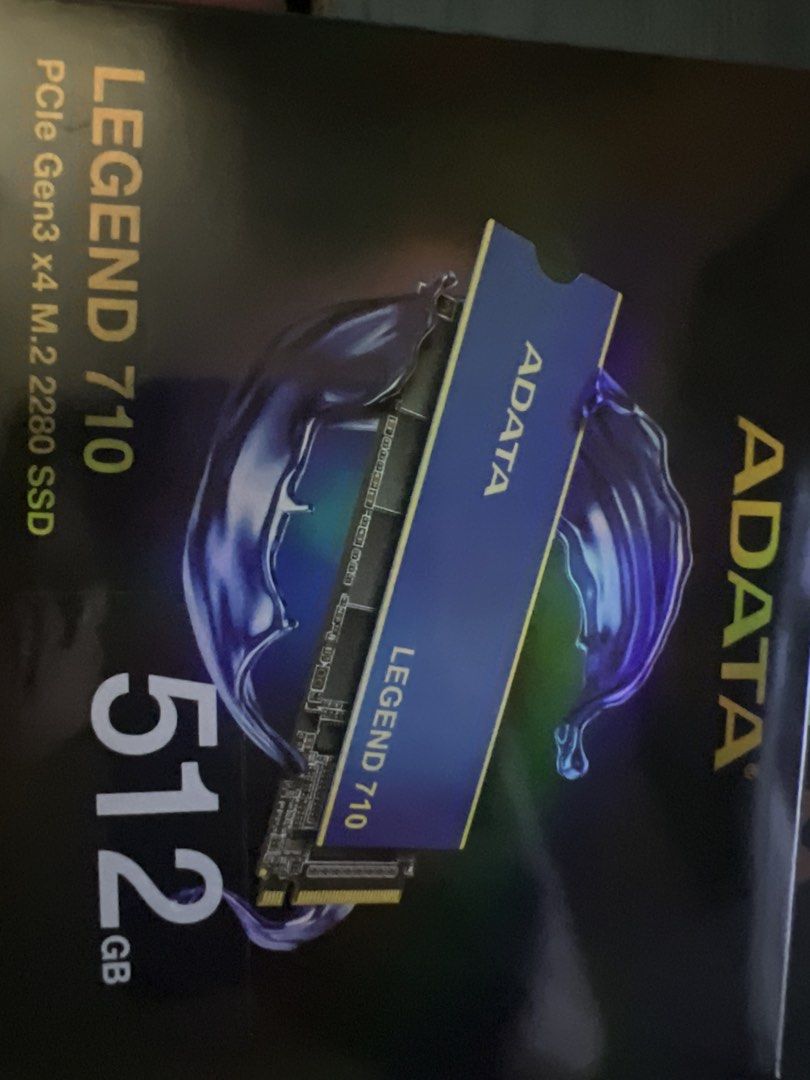 ADATA Legend 710 512GB SSD (Category: Hard Disks & Thumbdrives) located in Manila. Submitted by rbdelacruz32120 (Listing ID 1436648957, Image 1). Description: - ADATA Legend 710 SSD - 512GB Storage - PCIe Gen3 x4 M.2 2280 - Color: Blue - Brand: ADATA - Model: Legend 710.