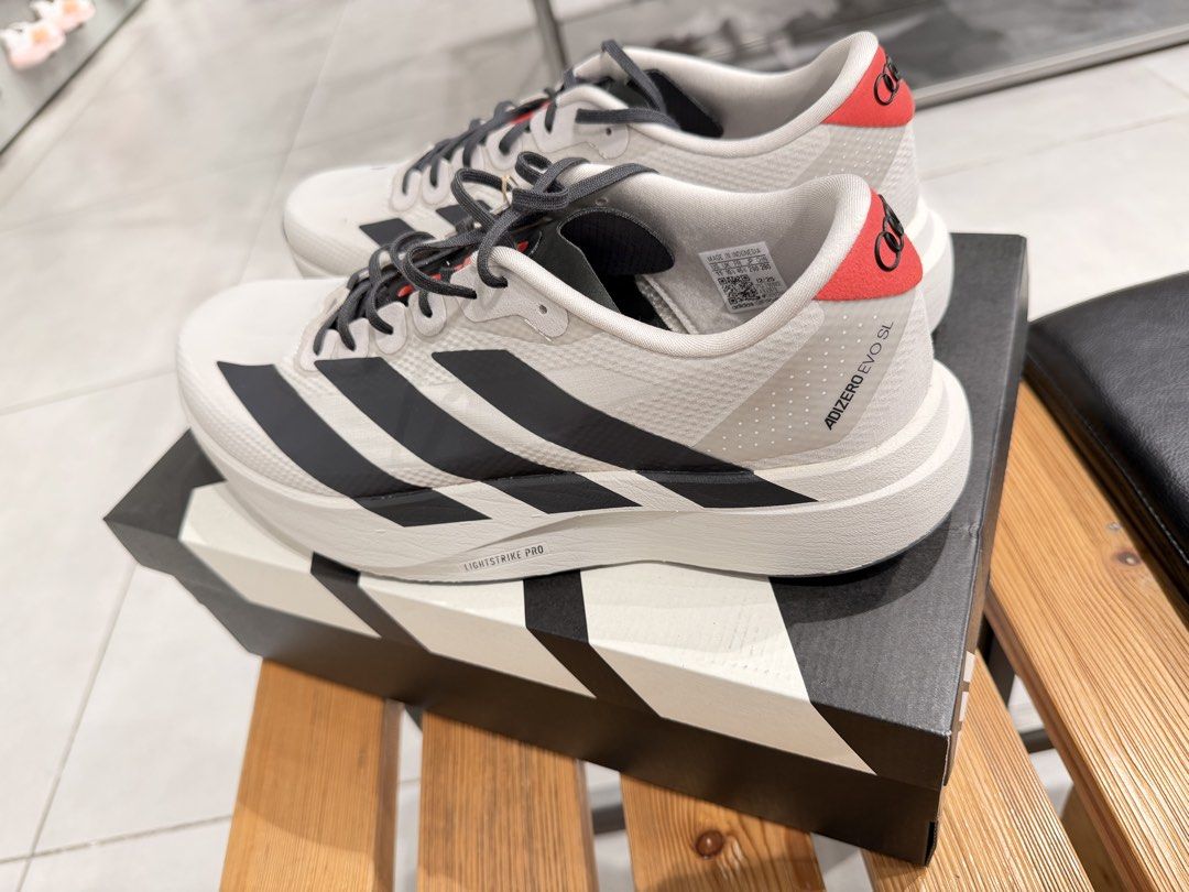 Adidas Adizero Evo SL x Audi (Category: Sneakers) located in Bacolod City. Submitted by shamsterr (Listing ID 1436639964, Image 1). Description: - Adidas Adizero Evo SL x Audi - Brand new and unused - LIGHTSTRIKE PRO technology.