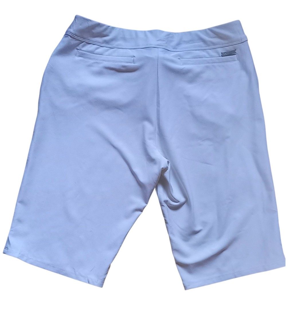 Adidas Athletic Shorts (Category: Coats, Jackets and Outerwear) located in Lamut. Submitted by sakosack (Listing ID 1436559026, Image 2). Description: Adidas athletic shorts in a light color. Features a comfortable design suitable for various activities. The shorts have a simple, functional design with a focus on comfort and movement. The shorts have a small Adidas logo. The shorts have a tag with washing instructions..