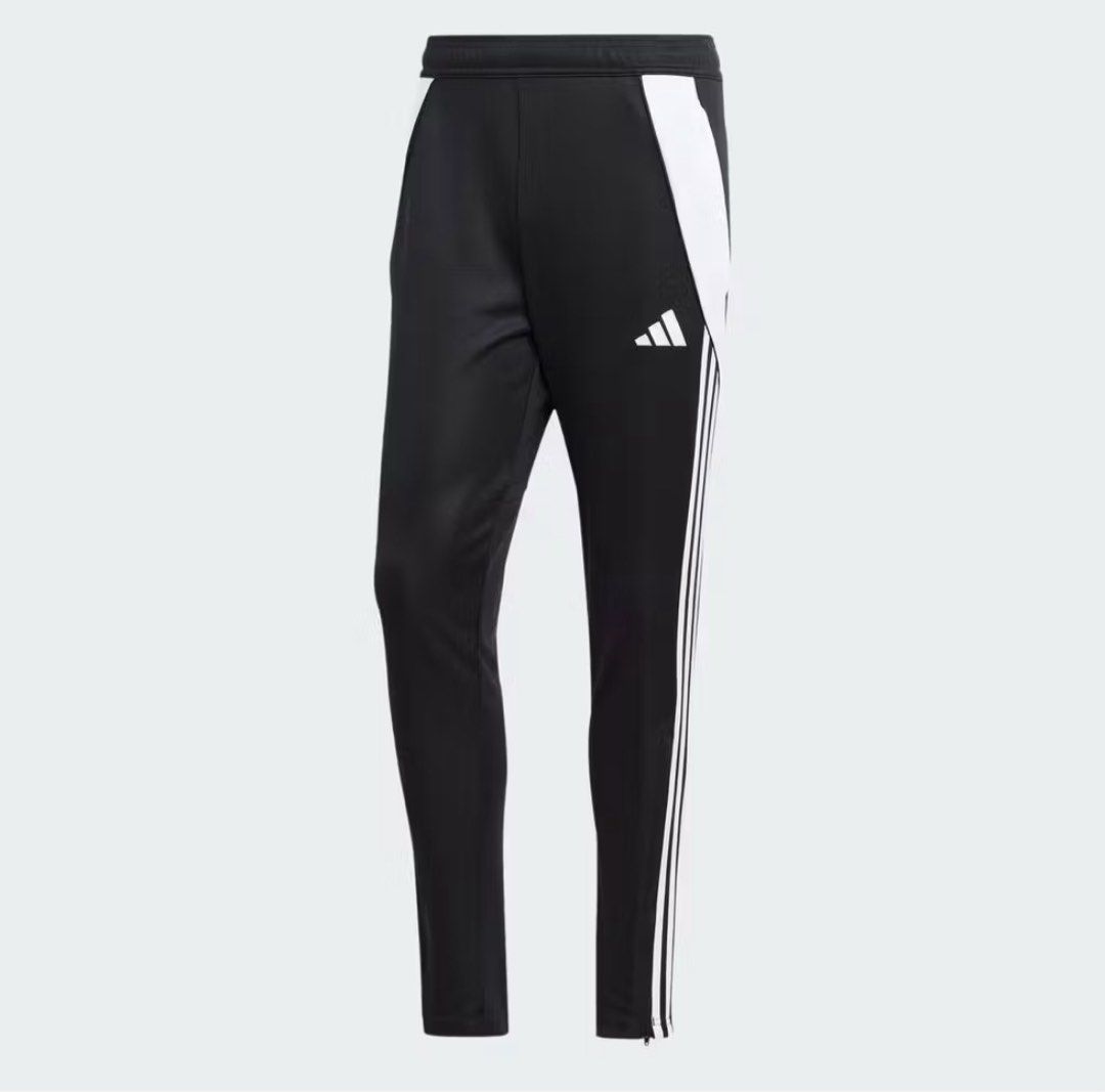 Adidas Tiro24 Track Pants Black/White (Category: Joggers) located in Manila. Submitted by allaboutthemhobbies_ (Listing ID 1436554702, Image 1). Description: bought it for 2500 masikip sakin selling for only 1300 - Adidas Tiro24 track pants - Color: Black with white stripes and accents - Slim fit - Size: S - Features Adidas logo - Includes original tags - Made in Vietnam.