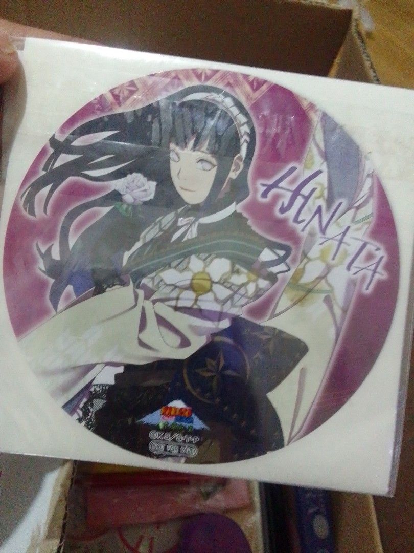 Anime Sticker Coasters - Shikamaru and Hinata (Category: Art & Prints) located in Santa Rosa. Submitted by animemerchcollection (Listing ID 1436584401, Image 2). Description: - Anime Sticker coasters: Shikamaru and Hinata - Shikamaru coaster: Green background, autumn leaves - Hinata coaster: Purple background - New, in original packaging - Ideal for anime fans and collectors.