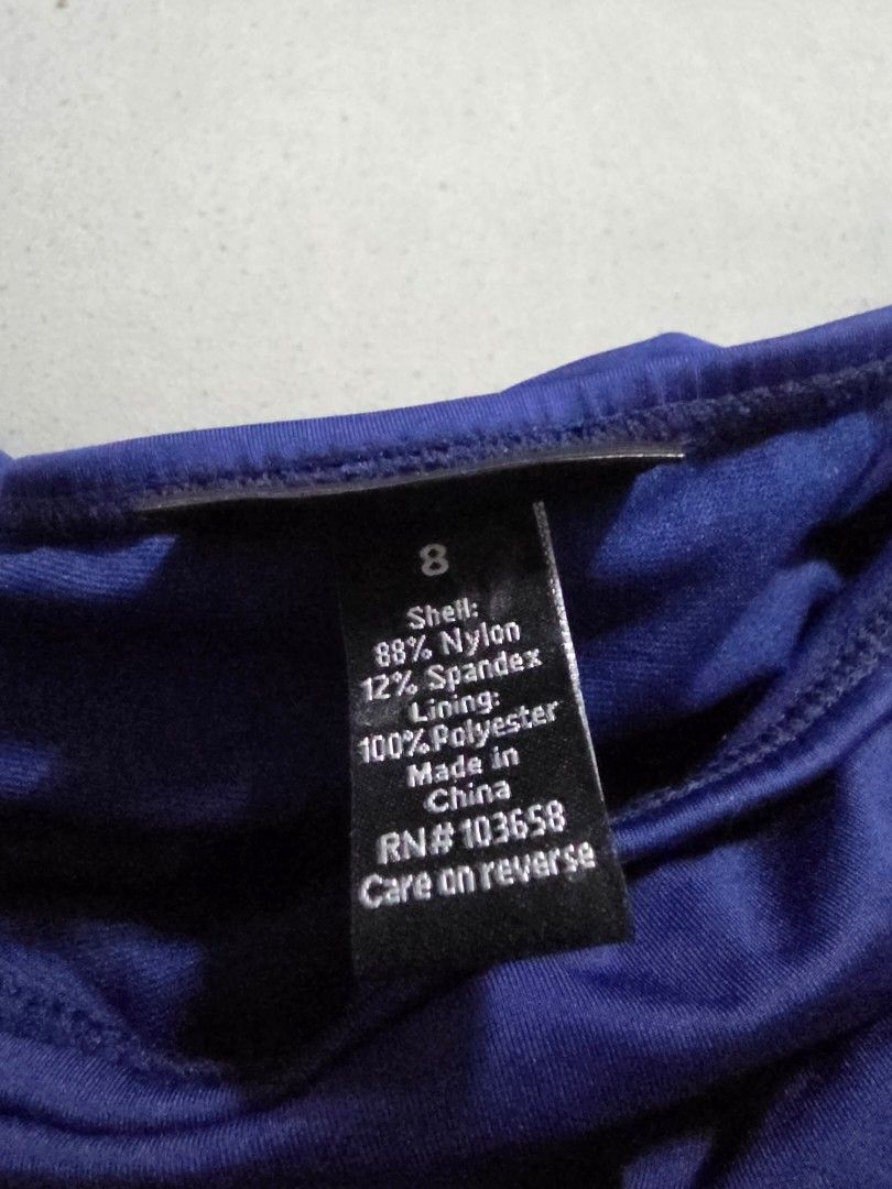 APT. 9 Blue Bottom Swimwear size 8 (Category: Bikinis & Swimsuits) located in Pasig City. Submitted by plussizedpixie (Listing ID 1436559122, Image 3). Description: - Stocked but never used - Size: 8 - Material: 88% Nylon, 12% Spandex (Shell); 100% Polyester (Lining).