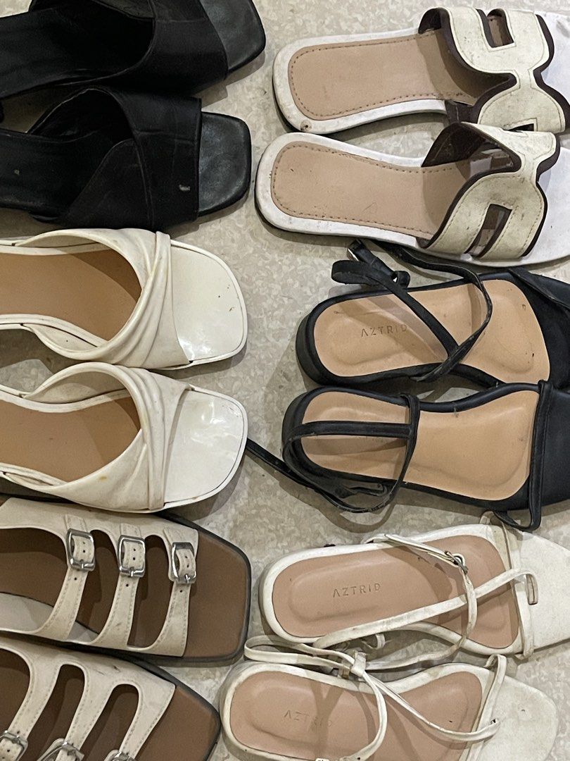 Assorted Sandals (Category: Flats & Sandals) located in Manila. Submitted by shairarose112015 (Listing ID 1436603599, Image 3). Description: - Assorted sandals - Various styles available - Brands: AZTRID, etc. - Size: EU 36 - Suitable for casual wear - Nastore lang need wash or cleaning only TAKE ALL.
