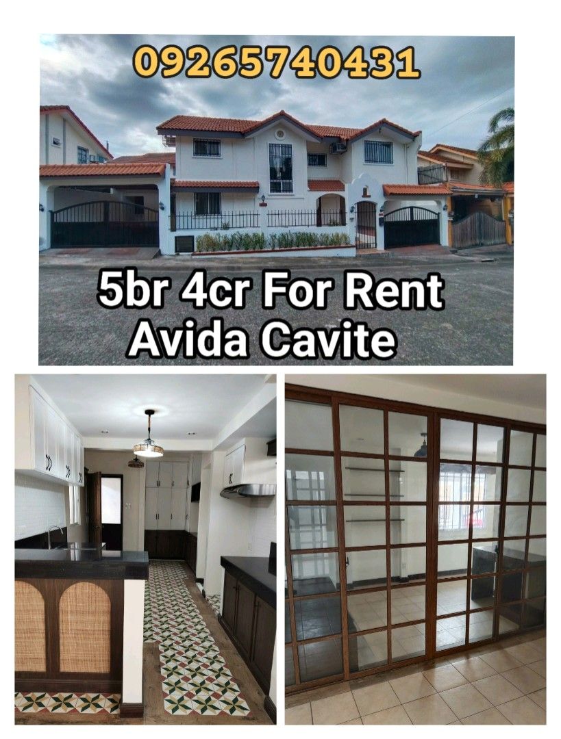 Avida Cavite house for Rent (Category: House & Lot) located in Cavite. Submitted by sophiayudequina (Listing ID 1431878054, Image 1). Description: 👉Avida Settings Cavite house for Rent ₱50,000 per month 5BR 4cr with parking area ( 2 to 3) 👉Rental Term: 2 months advance 1 month deposit then 1 yr contract (renewable) 👉Village Amenities: Swimming pool 24/7 security Clubhouse Basketball courts Playgrounds Shuttle service 👉Sophia 09265740431.