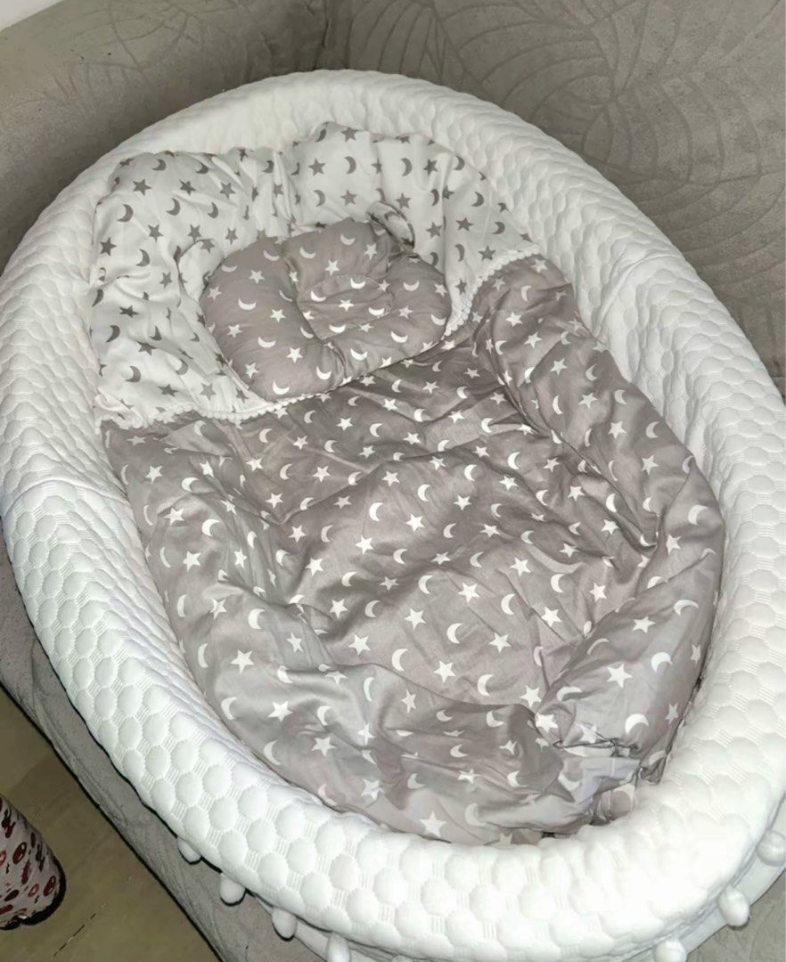 Baby bassinet (Category: Cots & Cribs) located in Manila. Submitted by car05b (Listing ID 1436598082, Image 1). Description: Preloved baby bassinet loc pasig.