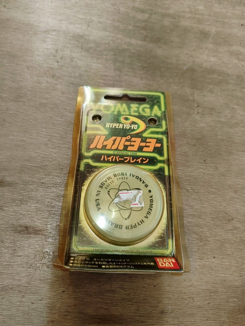 Bandai yomega hyper brain yoyo (Category: Action & Battle Toys) located in Alfonso. Submitted by mrasterisk (Listing ID 1436503110, Image 1). Description: Good for collection! Brandnew! Original! Vintage!.