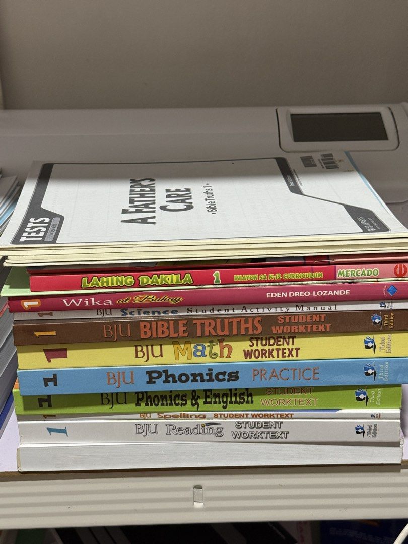 BJU Grade 1 Bundle - DepEd Homeschool Books, Hobbies & Toys, Books ...