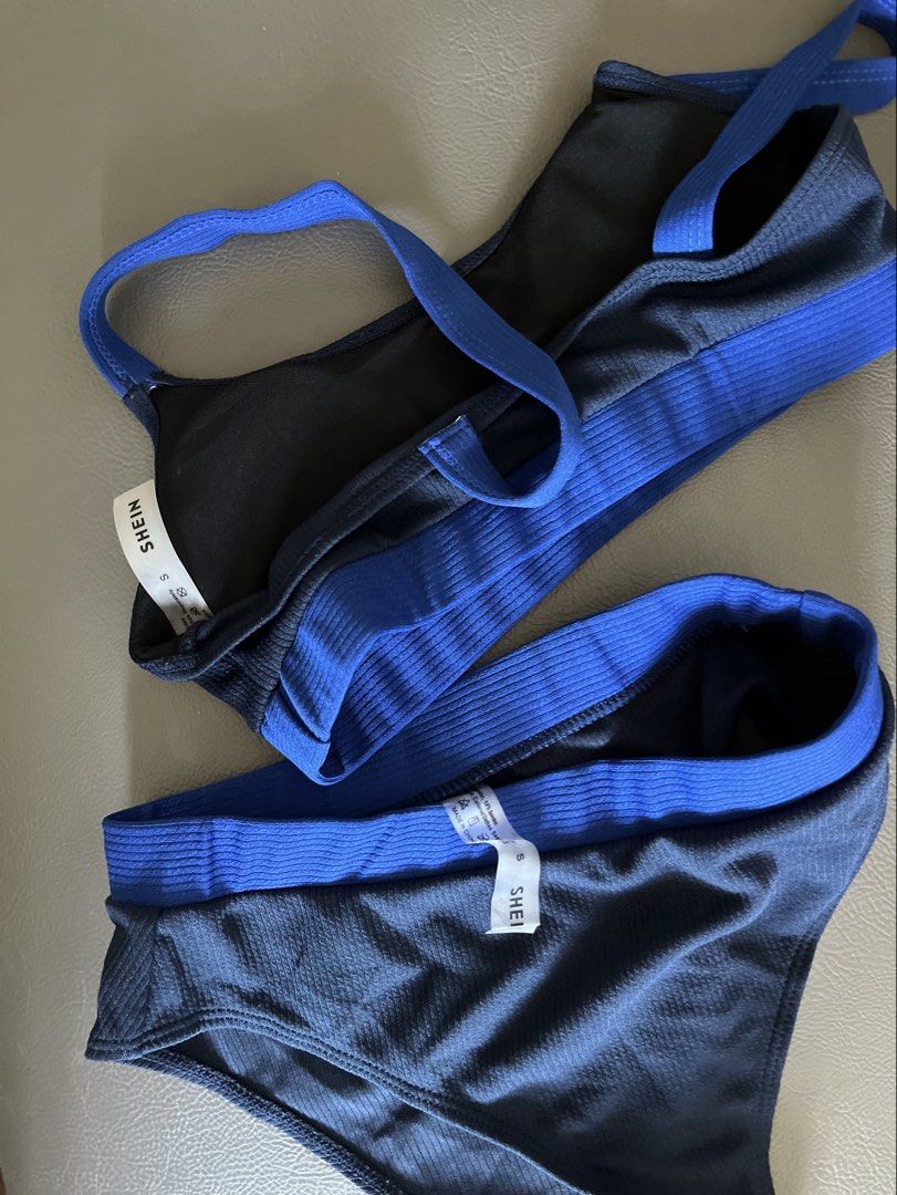 Blue High Waisted Two-Piece Bikini Swimsuit (Category: Bikinis & Swimsuits) located in Manila. Submitted by thegraceescape (Listing ID 1436509256, Image 2). Description: Padded XS-S.