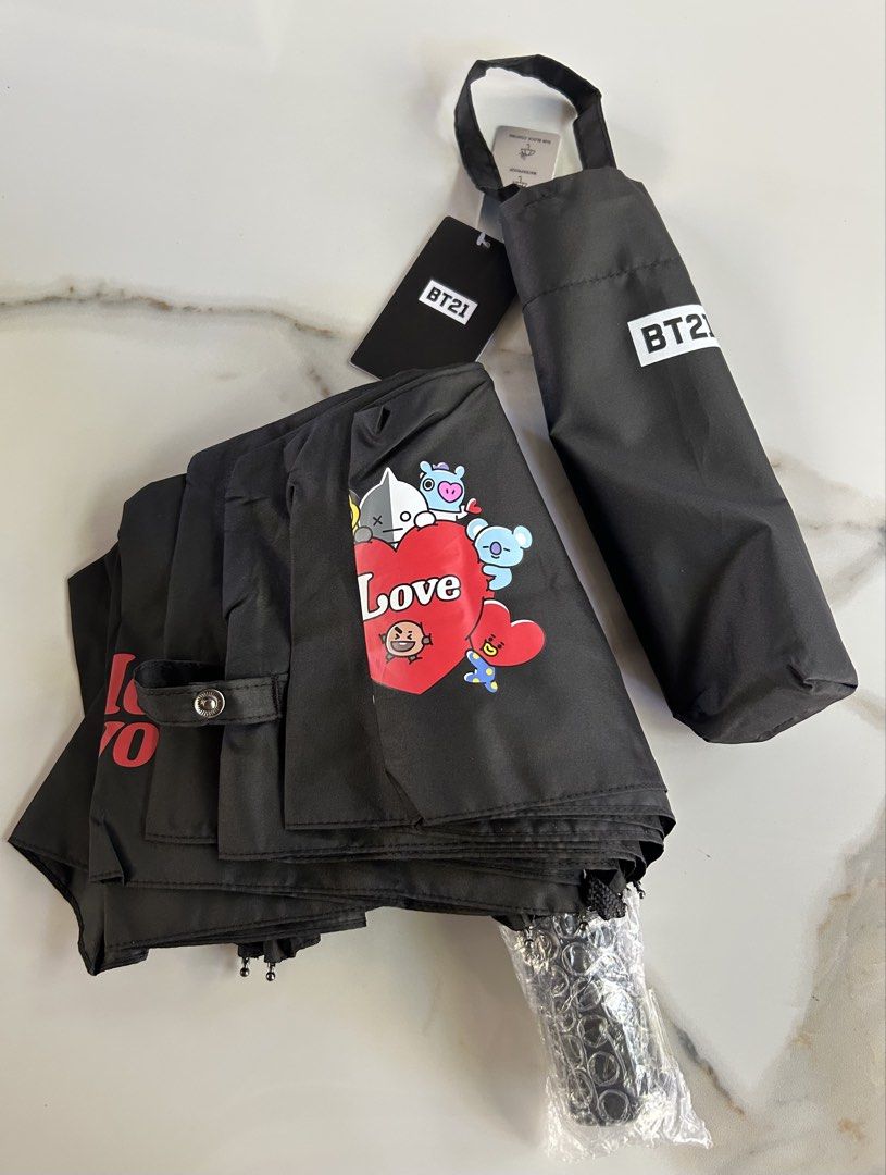 BT21 Umbrella (Category: Umbrellas) located in Dasmarinas. Submitted by vminniescart (Listing ID 1436644370, Image 1). Description: BT21 Umbrella - never used - official 💵 BDO/Gotyme/Union Bank 📍 Dasmariñas City, Cavite.