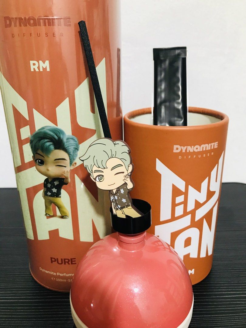 BTS RM TINY TAN PERFUME DIFFUSER (Category: Fragrance & Deodorants) located in Gamu. Submitted by 2022bagsbunny (Listing ID 1436516732, Image 3). Description: PERFUME NOT INCLUDED PM ME FOR MORE ORDERS .