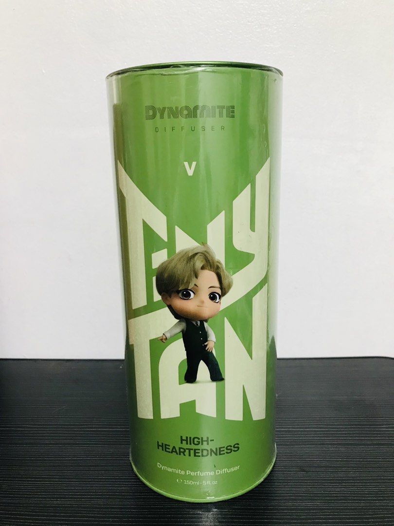BTS V TINY TAN PERFUME DIFFUSER (Category: Fragrance & Deodorants) located in Gamu. Submitted by 2022bagsbunny (Listing ID 1436517513, Image 1). Description: PERFUME NOT INCLUDED PM ME FOR MORE ORDERS .