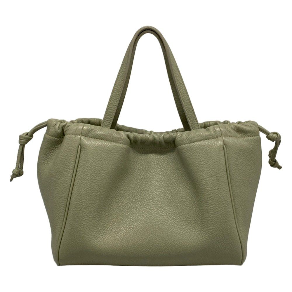 Celine Triomphe Tote Bag Two Way Khaki Gray (Category: Luxury Bags & Wallets) located in Las Pinas. Submitted by daisuki_japan_luxury_by_reiko (Listing ID 1436549529, Image 3). Description: brand CELINE Product Name Small Cabas Drawstring Cuire Triomphe Model number - Size indicated none Actual size vertical Approximately 18 cm beside Approximately 23 cm to 28.5 cm Machi Approximately 13 cm handle Approximately 13 cm to the main body *Measurement