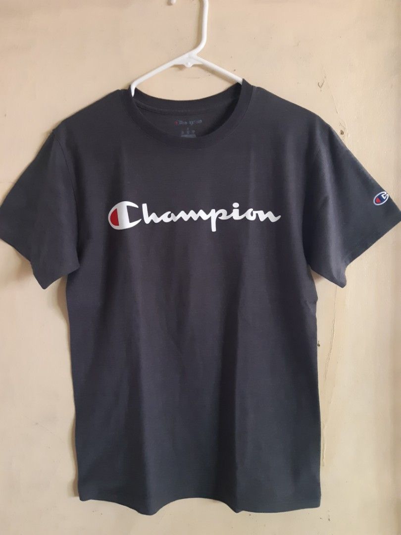 Champion TShirt (Category: Tshirts & Polo Shirts ) located in Las Pinas. Submitted by alanvides (Listing ID 1434187451, Image 1). Description: Champion Tshirt small color faded black Shirt not a thrift clothes from US RFS: not my size..