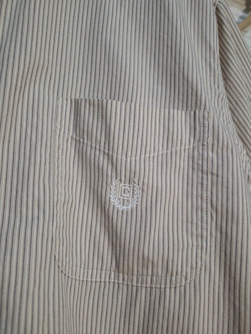 Chaps Striped Shirt (Category: Formal Shirts) located in Bulacan. Submitted by cathycampo51092 (Listing ID 1436629702, Image 2). Description: - Chaps striped shirt - Size: XL - Features: Button-down, chest pocket - Material: Easy iron - Measurements: Chest 24", Length 30" - Style: Classic, versatile.