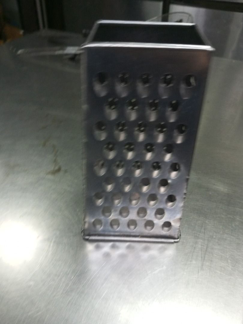 Cheese Grater (Category: Bakeware) located in Quezon City. Submitted by foxsquaredeals (Listing ID 1436535682, Image 1). Description: 2pcs available RFS: Used from previous business Own pick up/SF shouldered by buyer. MOP: Cash upon pick up, BDO, BPI or Chinabank .