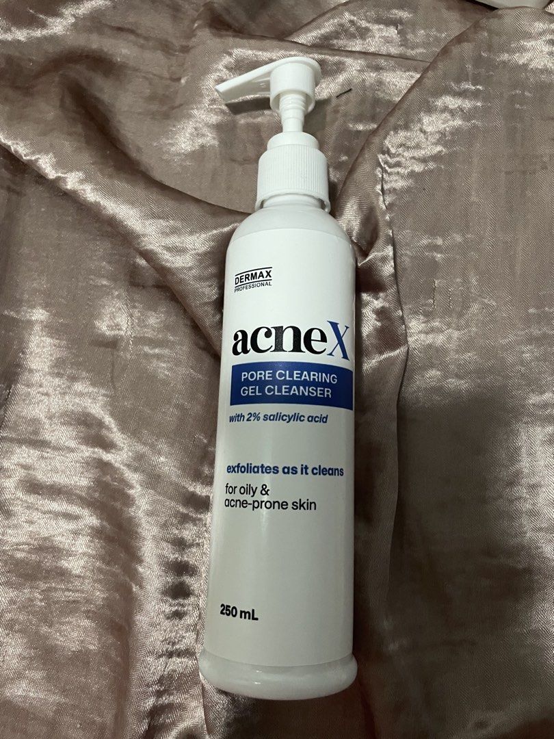 Dermax Professional AcneX Gel Cleanser (Category: Face Care) located in Manila. Submitted by crescent_0963 (Listing ID 1436496231, Image 1). Description: * used it for a few times only * rfs: changed my whole skincare routine after going to the derma.