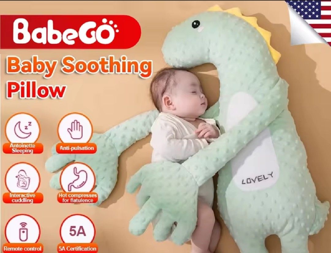 Dinosaur Plush Toy (Category: Plushies & Soft Toys) located in Makati City. Submitted by jayclutter0976004 (Listing ID 1436493041, Image 2). Description: - Super soft and huggable dinosaur plush toy. - Features a cute design with a light green body and yellow spikes. - Friendly face and crossed arms for extra cuddles. - Great for kids or as a decorative piece..