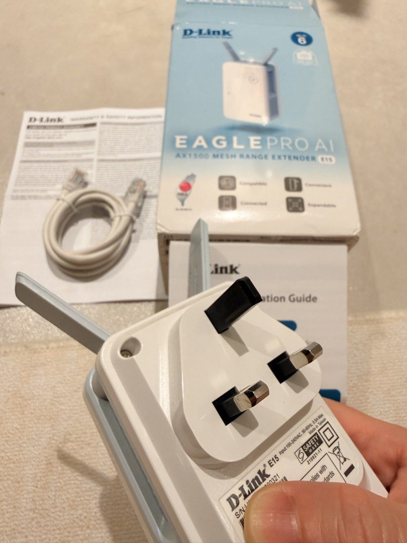 D-Link EAGLE PRO AI AX1500 Mesh Range Extender E15447712413091123201