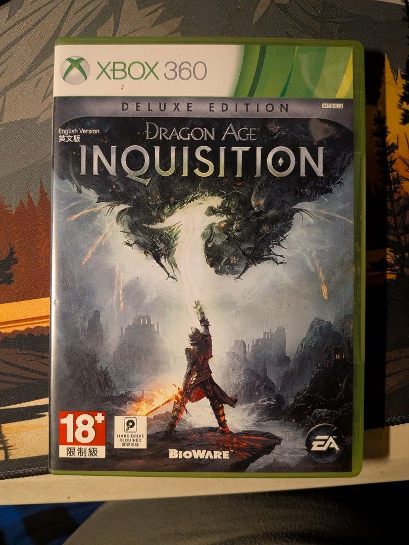 Dragon Age: Inquisition Deluxe Edition - Xbox 360 (Category: Xbox) located in Quezon City. Submitted by jigssaw (Listing ID 1436610611, Image 1). Description: - Dragon Age: Inquisition Deluxe Edition for Xbox 360 - Includes game disc and additional content - English version - Rated 18+ - Published by EA, developed by BioWare - Complete with original case and discs.